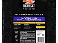 Laveta Microfibra Detailing Premium Negru Moje Auto Detailer 40X40CM 19-663