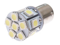 Led auto 24V BA15S 13 SMD Alb cu pini simetrici la 180 grade