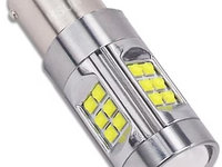 Led Auto Alb 150W BA15S, 12V-24V Canbus 30 Leduri CREE 5W 1156-150W 499029