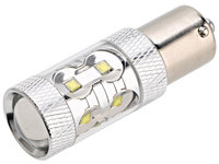 Led Auto Alb Canbus BA15S 50W, 12V - 24V Cu Leduri CREE BTLE1120C-BA15S-ALB 818716