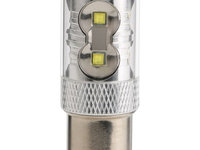 Led Auto Alb Canbus BA15S 50W, 12V - 24V Cu Leduri CREE BTLE1120C-BA15S-ALB 818716