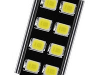 Led Auto Sofit Canbus Cu 8 SMD 2835, 12V, 41 mm FESTOON-2835-8SMD-41MM 622798