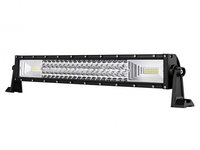 LED Bar Auto 324W, leduri pe 3 randuri, 12V-24V, 22680 Lumeni, 21,5&quot;/54,6 cm, Combo Beam 12/60 Grade