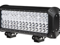 Led Bar Auto Cu 2 Faze ( Faza Scurta / Faza Lunga ) 180W/12V-24V 15300 Lumeni Lungime 37CM Leduri Cree 851539