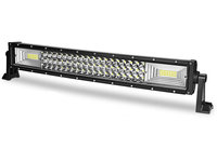 LED Bar Auto Curbat 324W, leduri pe 3 randuri, 12V-24V, 22680 Lumeni, 21,5&quot;/54,6 cm, Combo Beam 12/60 Grade