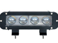 LED Bar Auto Offroad 4D 40W/12V-24V, 3400 Lumeni, 8&quot;/20 cm, Spot Beam 12 Grade