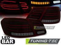 LED BAR Lampi Spate Stopuri ROSU SMOKE compatibila MERCEDES W212 E-KLASA 09-13