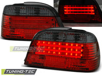 LED BAR Lampi Spate Stopuri ROSU SMOKE compatibila BMW E38 06.94-07.01