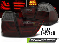 LED BAR Lampi Spate Stopuri ROSU SMOKE compatibila BMW E91 09-11