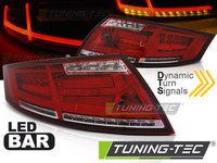 LED BAR Lampi Spate Stopuri ROSU WHIE compatibila AUDI TT 04.06-02.14