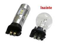 LED canbus PW24W pentru BMW F30 F31 F34 Audi A3 A4 A5 Q3 VW Golf 7 Passat CC Skoda Octavia 3