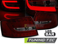 LED Lampi Spate Stopuri ROSU SMOKE compatibila AUDI A6 C6 SEDAN 04.04-08 7PIN