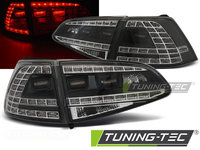 LED Lampi Spate Stopuri SPORT BLACK compatibila VW GOLF 7 13-17