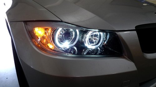 LED Marker BMW alb E90 E91 seria 3 2005-2008 sedan touring