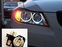 LED Marker BMW alb E90 E91 seria 3 2005-2008 sedan touring