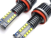 Led Marker H8 Bmw Seria 3 E93 Cabrio Facelift 2008-2012 Alb 32W SAN35494