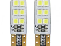 Led Standard T10 W5w 12xsmd 2835 12v Silca Amio 01095