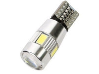 Led T10 6 SMD Canbus Lupa Premium Galben