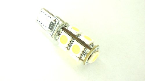 Leduri auto, becuri led Canbus T10 W5W 9 SMD 