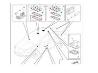 Lentila Rama Lampa Plafon Fata Opel Insignia GM