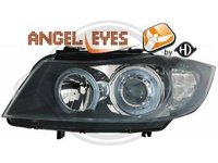 Lichidare de stoc diederichs set 2 faruri cu angel eyes pt bmw 3 e90 2004-2011