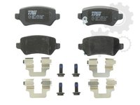 Lichidare set placute frana spate trw pt opel astra g,astra h,combo,corsa c,zafira