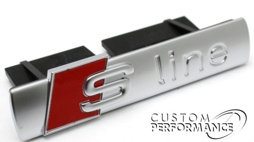 Logo S-Line Grila Radiator Audi