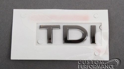 Logo VW TDI - Negru - OEM