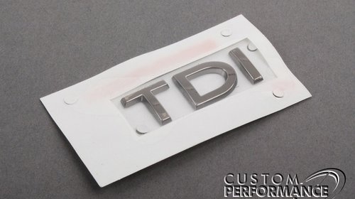 Logo VW TDI - Negru - OEM