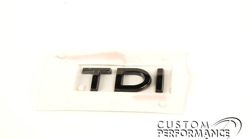 Logo VW TDI - Negru - OEM