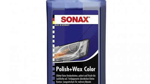 Lotiune polish albastru SONAX Polish & Wax Na