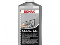 Lotiune polish argintiu SONAX Polish & Wax NanoPro 500 ml SO296300 piesa NOUA