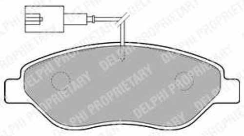 Lp1720 set placute frana fata delphi