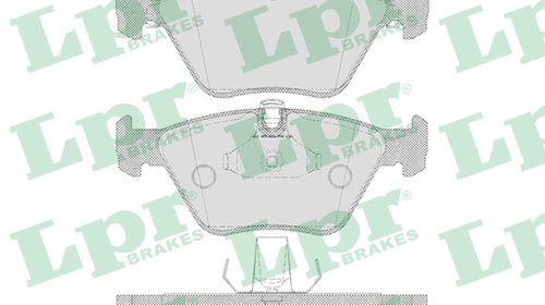 Lpr set 4 placute frana fata pt bmw 5(e39)