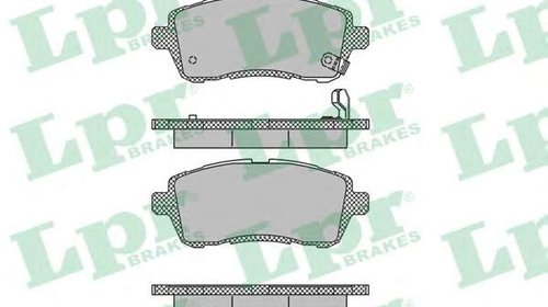 Lpr set placute fata pt fiesta 6, mazda 2(de)