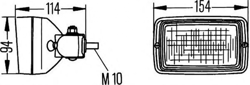 Lumina de lucru CASE IH CS HELLA 1GA006875001