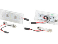 Lumina placutei de înmatriculareing LED ligght colour: white set 12V road approval BMW X3 E83 X5 E53 01.00-12.11 M-TECH CLP001