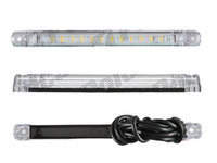 Lumini de zi auto BestAutoVest Daytime running light universale 237x20x22mm 12/24V leduri, 1bucata