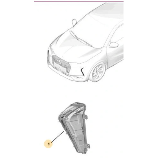 Lumini de zi, Daytime running light Ds 3