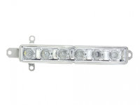 Lumini de zi, Daytime running light Peugeot 308, 10.2013-, partea Stanga, Dreapta LED, silver, VALEO