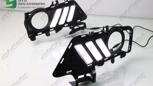 LUMINI DE ZI DRL CU LED SEMNALIZARE BMW 3-SERIES F30 2013-2019 [V1][2-CR]