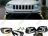 LUMINI DE ZI DRL CU LED SEMNALIZARE JEEP COMPASS 2011-2016 [V1]