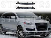 Lumini De Zi DRL Dedicate Cu Semnalizare LED Compatibil Cu Audi Q7 4L (2006-2009) Facelift Design