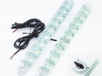 Lumini de zi DRL Flexibile 9 led*0,5W