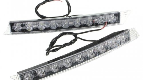 Lumini de zi DRL+ Semnalizare 9 smd puternice