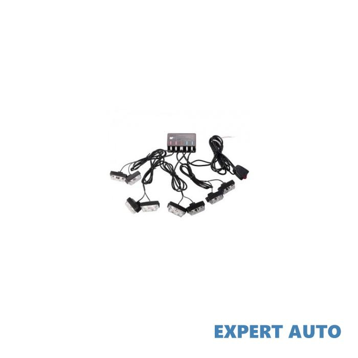 Lumini de zi led alb 8 mini proiectoare cod: 52043-8 #7