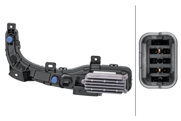 Lumini de zi stanga HELLA DS DS 7 Crossback (J4_, JR_, JC_) 2017-2024 - 2PT 013 123-011