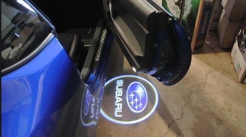 Lumini portiere led cu emblema Subaru