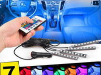 Lumini UnderCar LED - RGB pentru interior sau exterior cu telecomanda - 22cm AVX-080817-21