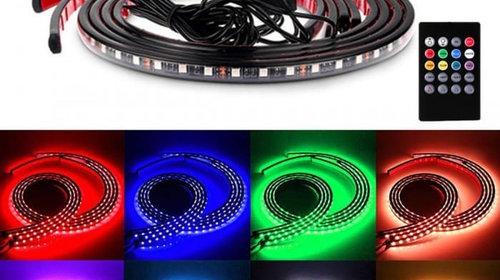 Lumini UnderCar LED - RGB pentru interior sau exterior cu telecomanda - 22cm AVX-080817-21